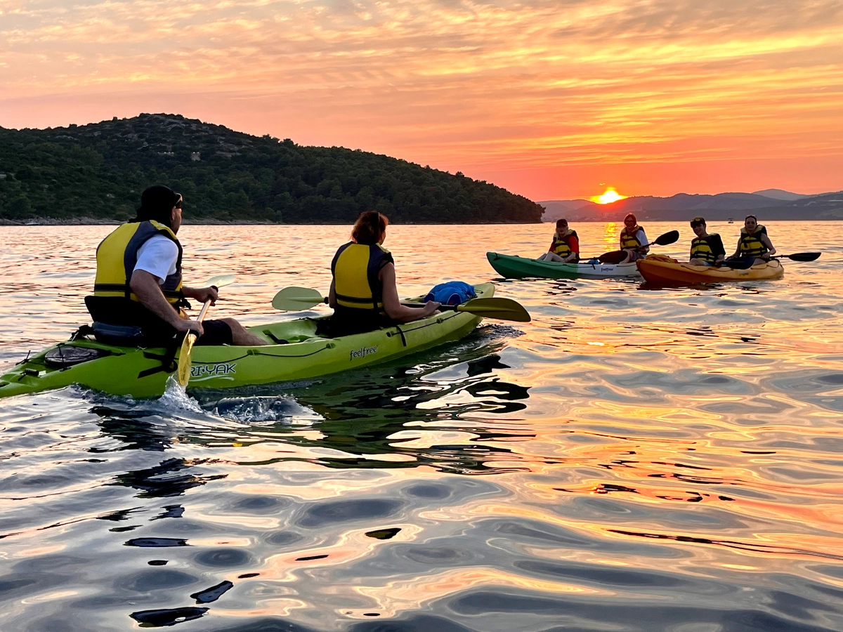 Sunset in the bay