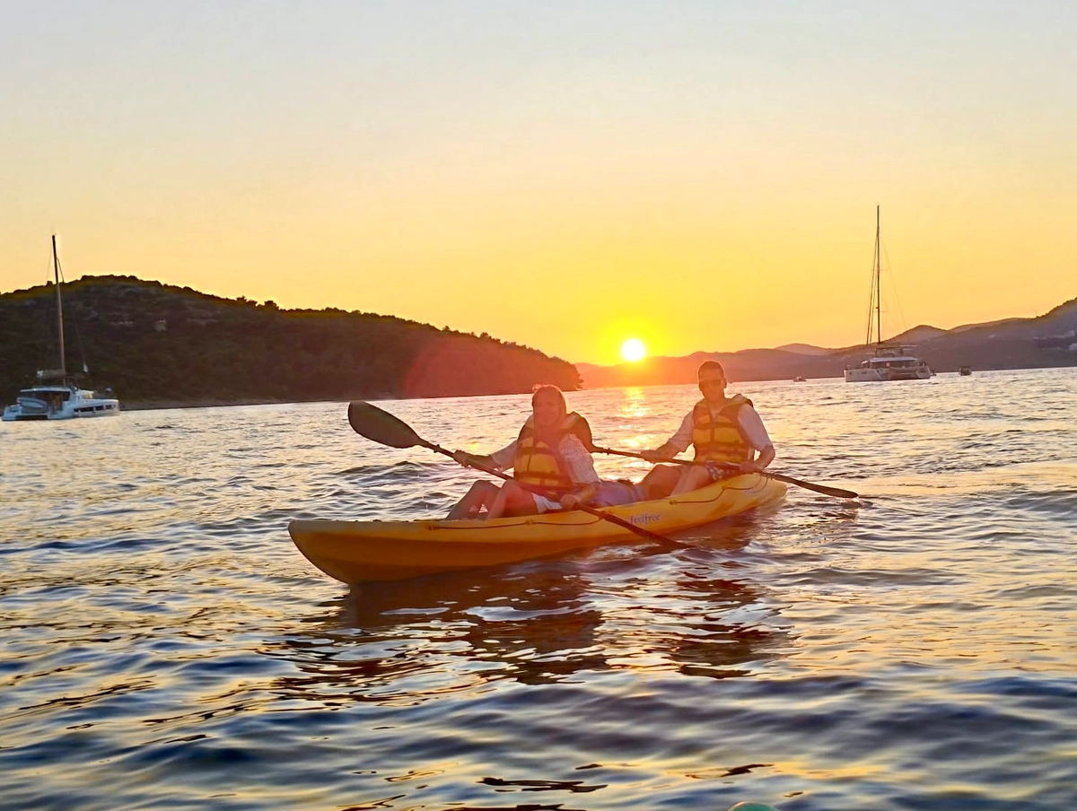Sunset in the hidden bay